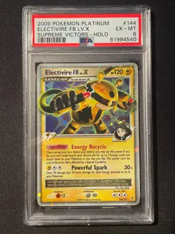 PSA 6 Electivire LV.X Platinum Supreme Victors Pokemon Card English 2009 - Image 1