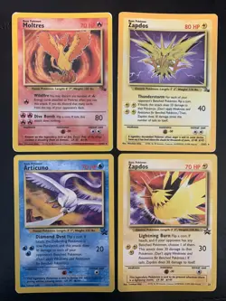 ARTICUNO ZAPDOS MOLTRES PROMO #22 23 Pokemon Card Legendary HOLO 15/62 12/62 - Image 1