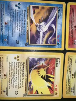 ARTICUNO ZAPDOS MOLTRES PROMO #22 23 Pokemon Card Legendary HOLO 15/62 12/62 - Image 3