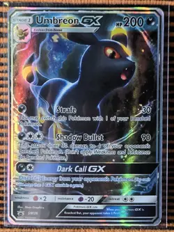 Pokemon Umbreon GX SM36 Black Star Promo Card Holo - Image 1