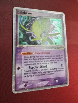CELEBI EX 17/17 POP Series 2 HOLO rare Pokemon Organized Play promo TCG card - Image 2