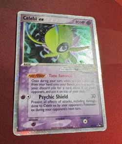 CELEBI EX 17/17 POP Series 2 HOLO rare Pokemon Organized Play promo TCG card - Image 5