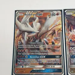 Pokemon TCG Palkia GX Sun & Moon 101/156 + Reshiram Gx 11/70 regular Cards LP - Image 2