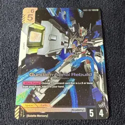 Gundam Aerial Rebuild GD01-067 LR Gundam Card Game Newtype Rising English - Image 1