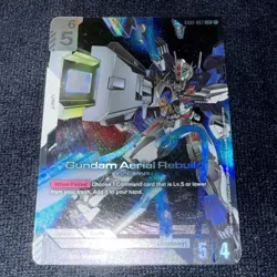 Gundam Aerial Rebuild GD01-067 LR Gundam Card Game Newtype Rising English - Image 2