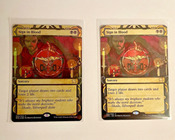 2x Sign in Blood Incl. Foil - Strixhaven: Mystical Archives [Magic/MTG] [NM] - Image 1