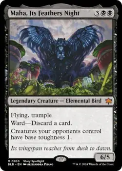 MTG Bloomburrow - Maha, Its Feathers Night - Image 1