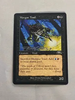 MTG Morgue Toad Artist Proof and Signature Signed Vohwinkel - Image 1