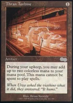 1x Thran Turbine Moderate Play MTG Magic - Kid Icarus - - Image 1