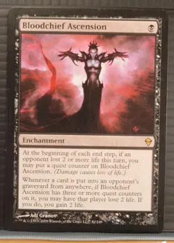 Mtg BLOODCHIEF ASCENSION LP Zendikar 82/249 -Argo- - Image 1