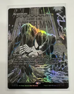 Reanimate - #M 0020 FOIL (Borderless) Spider Man - Eternal - MTG Free Shipping - Image 1