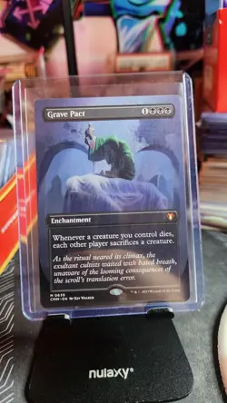 Grave Pact - BORDERLESS Regular #639 - Commander Masters - MTG - Image 1