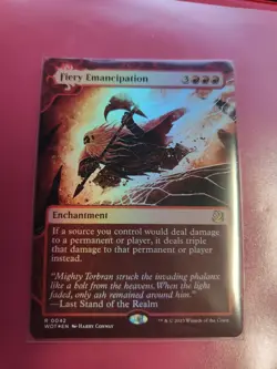 Fiery Emancipation Wilds of Eldraine: Enchanting Tales Foil - Image 1
