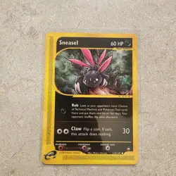 Pokemon TCG Aquapolis #110/147 Sneasel NM Non Holo Common - Image 1