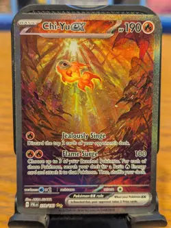 Pokemon TCG Paldea Evolved Chi-Yu Special Illustration Rare Holo 259/193 - Image 1