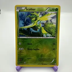 Pokemon TCG - Scyther 7/149 - Reverse Holo Rare - Boundaries Crossed - Image 1