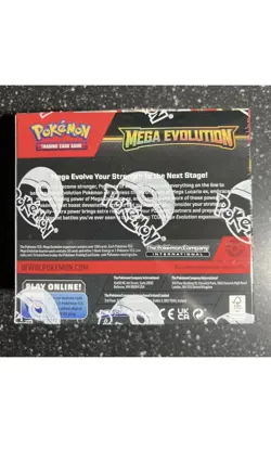 POKEMON MEGA EVOLUTION ENHANCED BOOSTER BOX SEALED In Hand TCG 36 Booster Packs - Image 3
