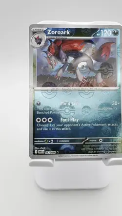 ZOROARK 2025 Pokemon Scarlet and Violet White Flare POKE BALL #062/086 Mint - Image 2