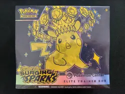 Pokemon Center TCG Surging Sparks Elite Trainer Box ETB Factory Sealed - Image 1