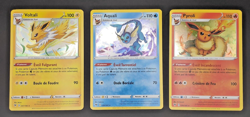 Lot de Cartes Pokemon Voltali Aquali Pyroli Voltage Eclatant COSMO HOLO PROMO FR - Image 1