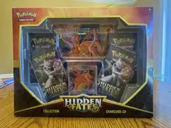 Pokemon Hidden Fates Charizard GX Collection Box FACTORY SEALED (Scratches) - Image 1