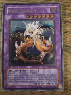 King Dragun (UTR) FET-EN036 Flaming Eternity 1st Edition Ultimate Rare - Image 1