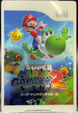 Mario Galaxy 2 Wii Super Bros Wafer History Card 2010 Bandai Nintendo Japan TCG - Image 1
