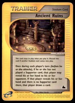 2003 Pokemon E-Card - Skyridge Ancient Ruins #119 Heavy Play - Image 1