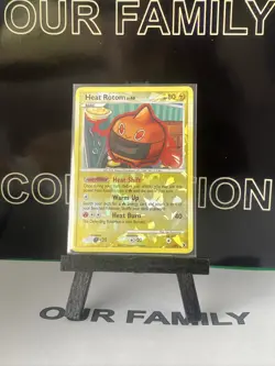 Pokemon HEAT ROTOM Card RISING RIVALS Set RT3 Secret Rare Reverse Holo - Image 1