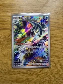 Pokemon TCG Paldea Evolved Baxcalibur 210/193 Full Art Illustration Rare Card NM - Image 1