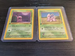 Pokemon 1st Edition, WOTC, BAse Set, NM, MP Lot of 4 Cards - Image 2