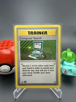 1999 Pokemon COMPUTER SEARCH Base Set 1ST EDITION Shadowless RARE Card 71/102 - Image 1