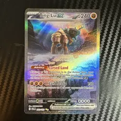 Pokemon TCG Ting-Lu EX Scarlet & Violet Paldea Evolved Holo Card 263/193 NM - Image 1