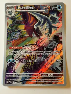 Pokemon TCG Baxcalibur Card 210/193 IR Sv02: Paldea Evolved 2023 - Image 1