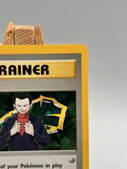 Pokemon Gym Challenge 1st Edition Rare Holo Trainer Card Giovanni 18/132 - Image 3
