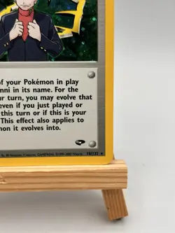 Pokemon Gym Challenge 1st Edition Rare Holo Trainer Card Giovanni 18/132 - Image 4