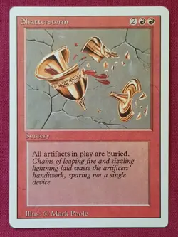 Magic The Gathering REVISED SHATTERSTORM red card MTG - Image 1