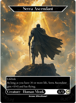 Serra Ascendant - Full Art Altered Art Custom Proxy Cards - Image 1
