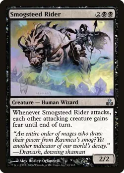 Magic the Gathering SMOGSTEED RIDER #63/165 Guildpact 2006 Black Uncommon X4 - Image 1