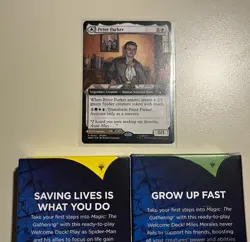 2025 NYCC Magic the Gathering X Spider-Man Promo W/ Green & Yellow Starter Decks - Image 2