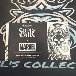 MTG Secret Lair x Marvel's Spider-Man: Mana Symbiote Raised Foil Edition Sealed - Image 1