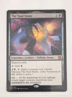 The Soul Stone Regular Magic The Gathering Marvel's Spider-Man M0066 - Image 1