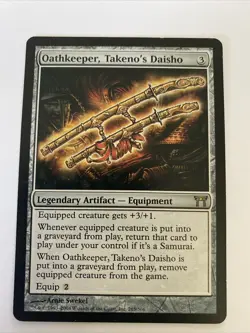 MTG Oathkeeper, Takeno's Daisho - Champions of Kamigawa #265 Rare - Image 1