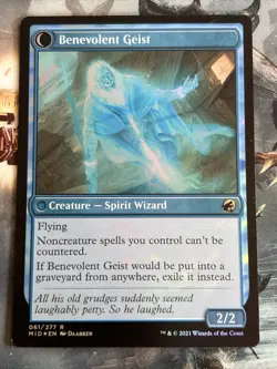 1x Foil Malevolent Hermit Benevolent Geist Prerelease Promo LP MTG Magic x1 - Image 2