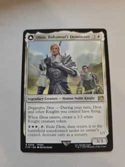Dion, Bahamut's Dominant Regular - Final Fantasy MTG-NM - Image 1