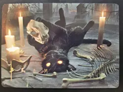 Gold Stamped Nine-Lives Familiar (8/54) - Foundations - Art Series - Image 1