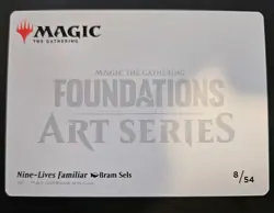 Gold Stamped Nine-Lives Familiar (8/54) - Foundations - Art Series - Image 2
