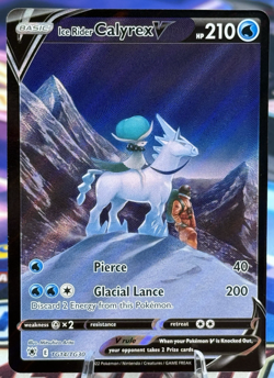 Ice Rider Calyrex V TG14/TG30 Astral Radiance Trainer Gallery Ultra Rare Pokemon - Image 1
