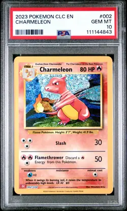 2023 POKEMON CHARIZARD & HO-OH EX DECK #002 CHARMELEON PSA 10 - Image 1