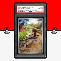 Pokemon PSA 10 Paldean Wooper 193/SV-P AR Starter Deck Generations Japanese - Image 1